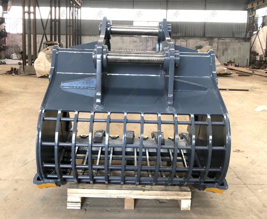 RSBM Customized Backhoe excavator 30ton skeleton Riddle rib bucket