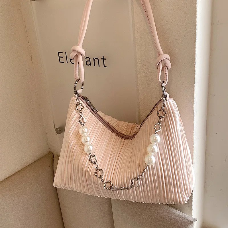 JOWYAR underarm women handbags Korea fashion 2022 luxury designer ladies hand bag plicated shoulder crossbody bag girls