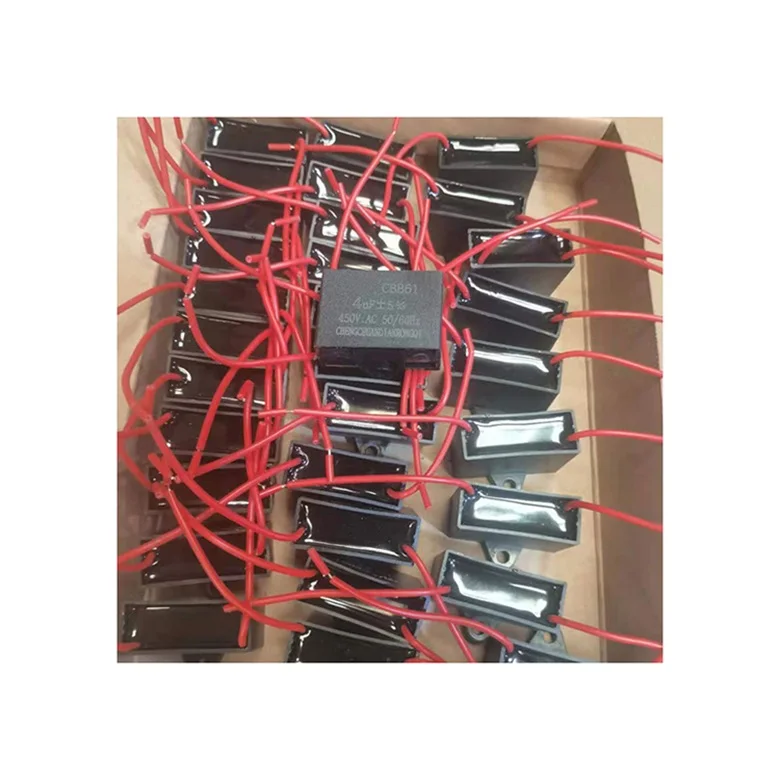 
Manufacturer Custom Wholesale CBB61 Fan Capacitor With Good Self-healing Characteristic 