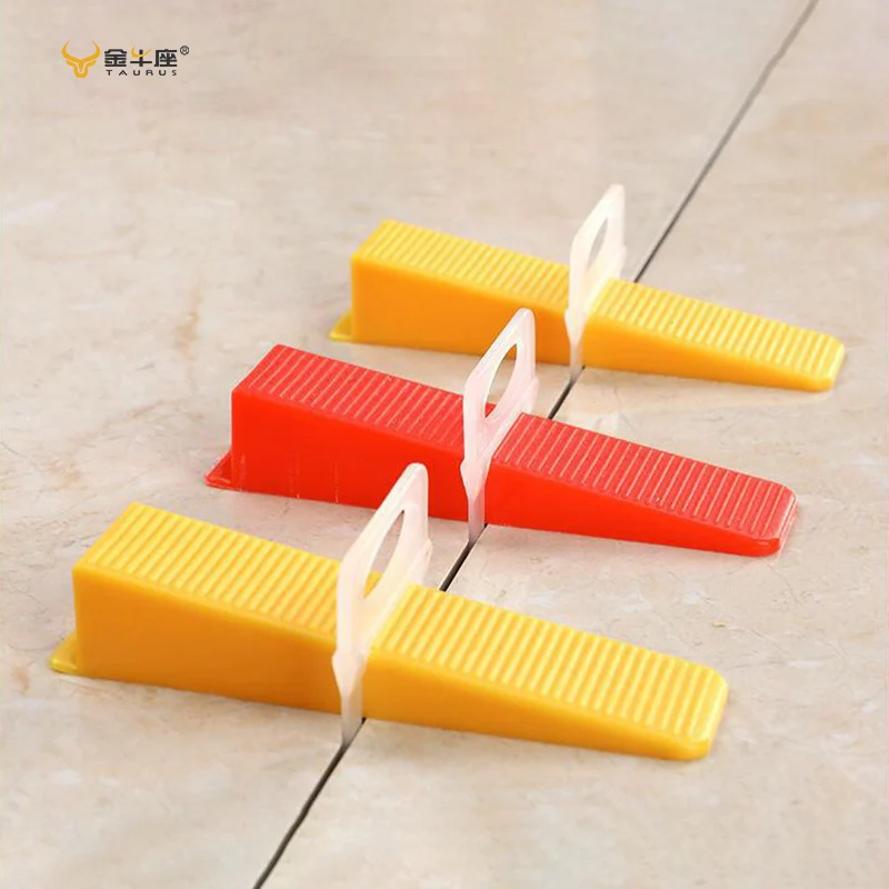 100pcs 1.5mm Plastic spacer clips Tile Leveling Clips leveling system available
