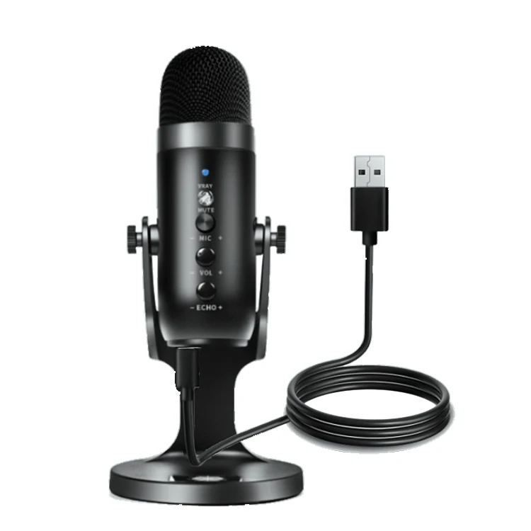 Microphone Casque Mp3 Recorder Mic Wired Road Condenser Microphone N