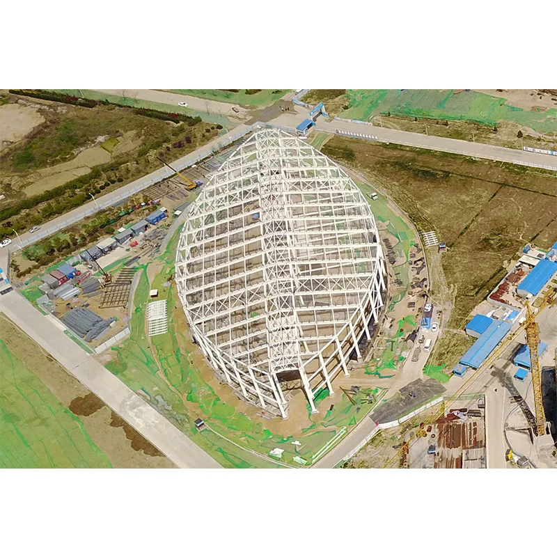 steel truss structure dome for sports ground stadium