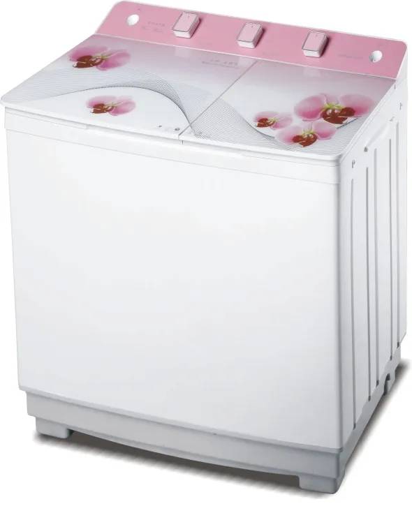 10.0kg Semi-Automatic Twin-Tub Electric Washing Machine Top Loading Stainless Steel Housing Plastic Body New Condition