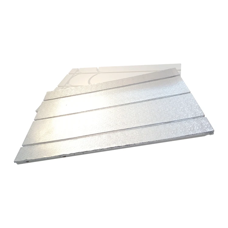 Aluminum Radiant Floor Heating Plate With XPS Insulation Board And Pipe For Underfloor Heating System