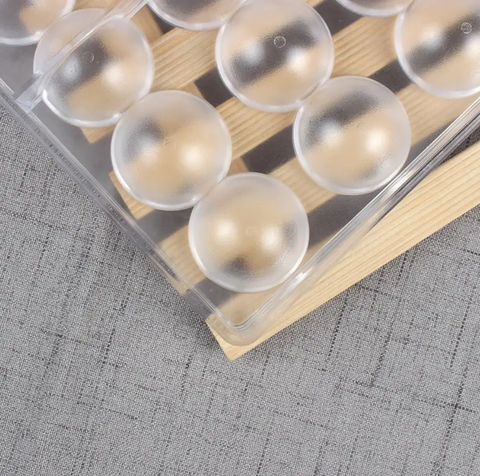 Christmas custom baking pastry polycarbonate non stick rose flower shape plastic chocolate molds polycarbonate mould