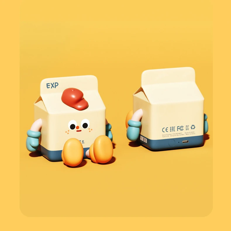 Kwaii 3d Anime Lamp Bedroom Bedside Camping Kitchen Lamp Milk Box LED Night Light For Kids Birthday Gift Toys