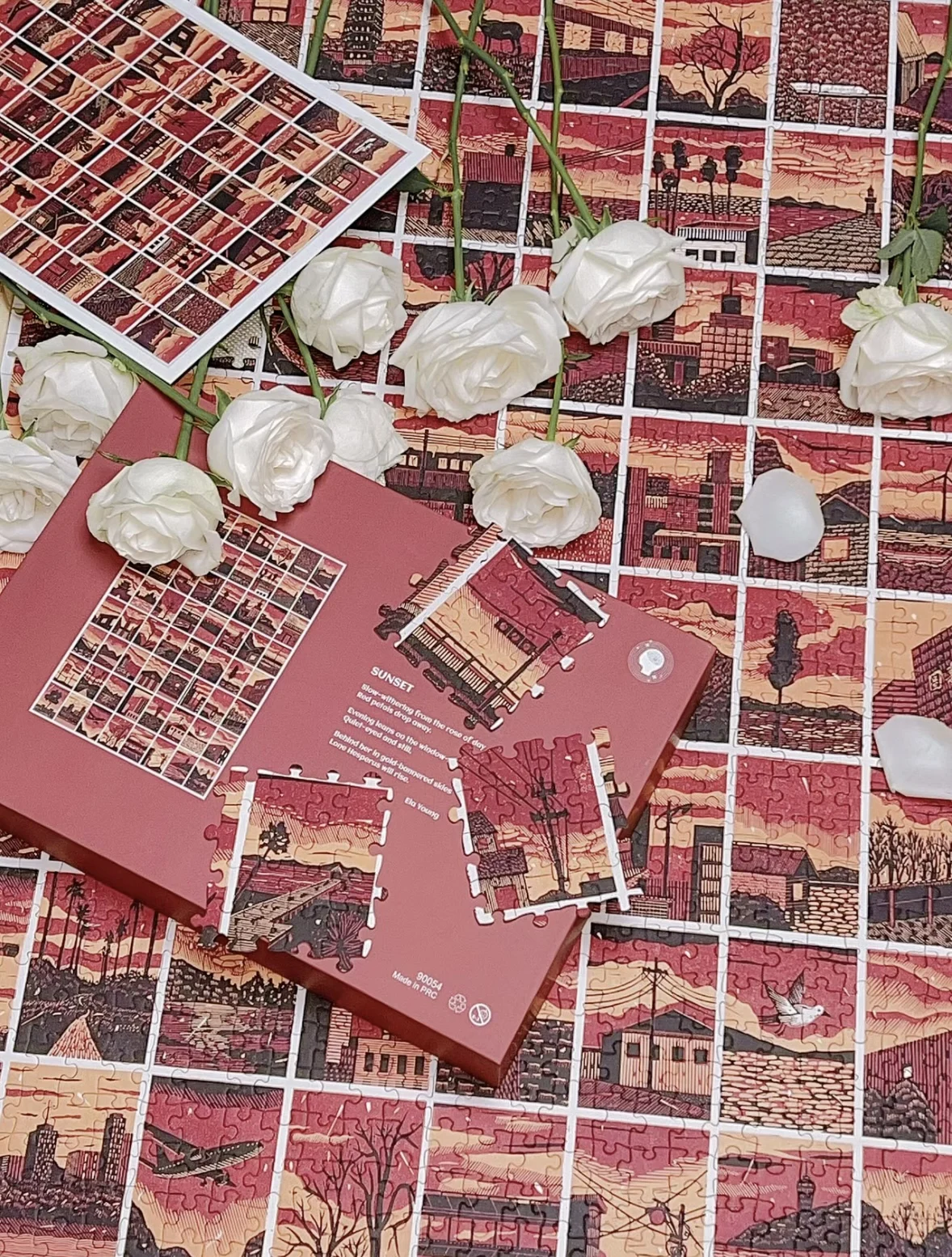 Personalized 100 500 1000 pcs Puzzle Custom Picture Printed OEM Unique Jigsaw Puzzles Manufacturers For Adults Kids High Quality