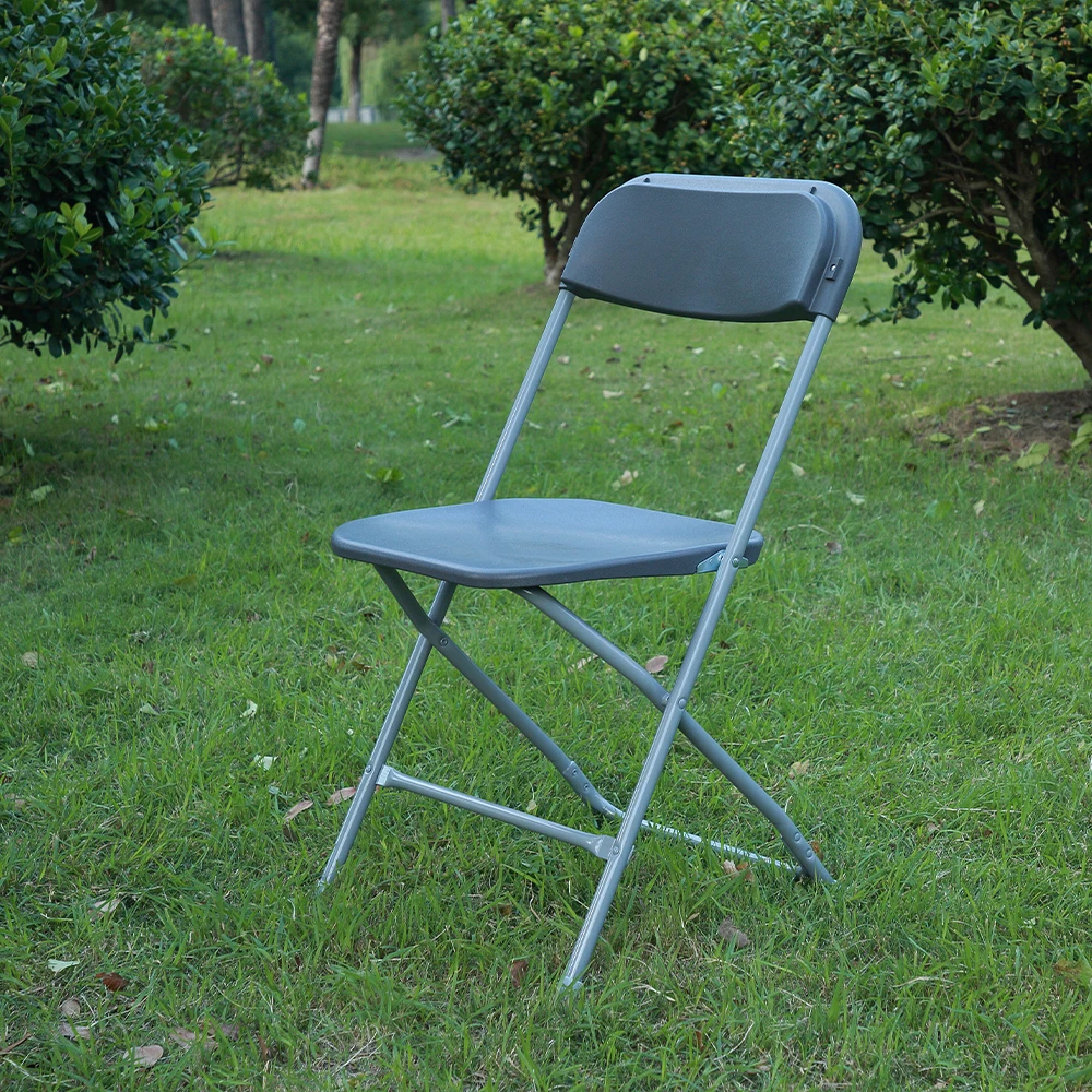 Wholesale Plastic Garden Chairs Dining Restaurant White Foldable Chairs for Events Lightweight Folding Camping Chair For Event