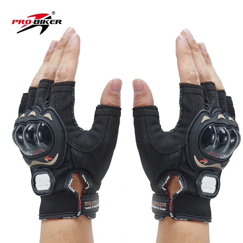Hot Sale PRO-BIKER MCS-04C Half Finger Racing Gloves Off-Road Motorcycle Motorbike Gloves