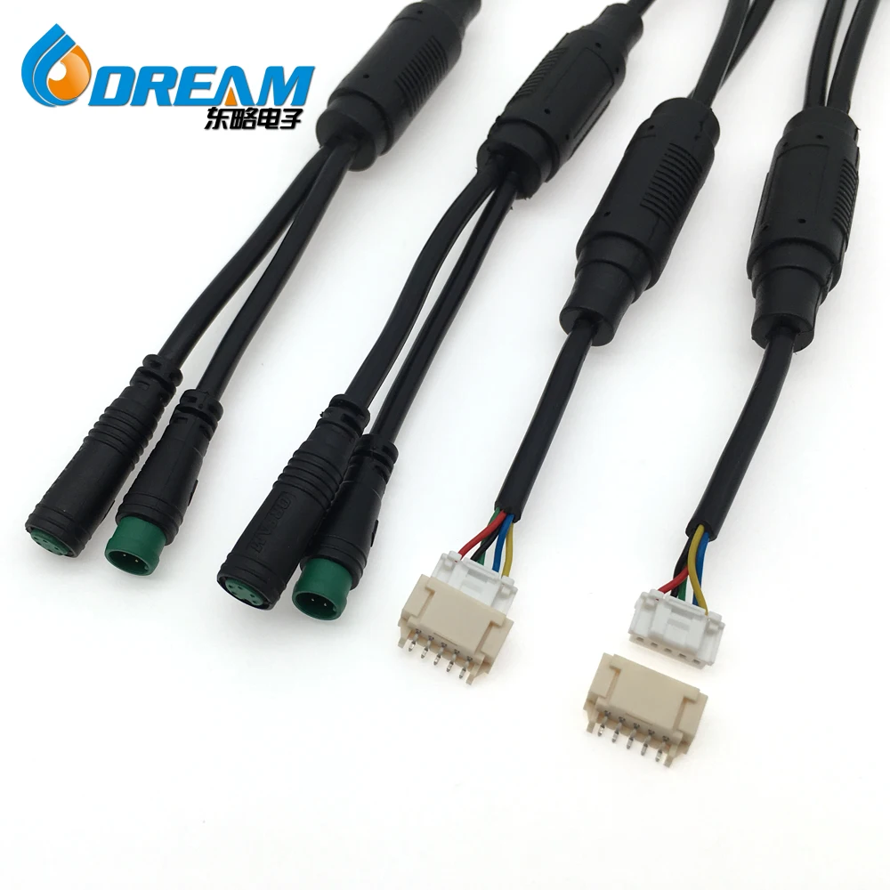 Factory Dream-start Mini Water Proof Connector Type 2pin 3pin 4pin 5pin 6pin Moulding Plug Cable M6 Connector IP65 m6 Cable