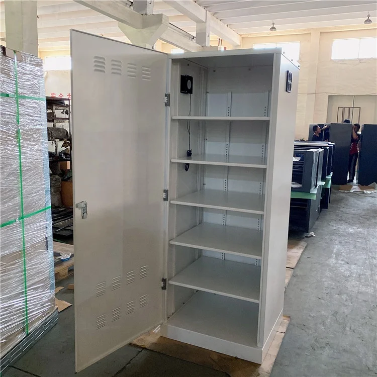 Solar Powered Battery Cabinet with IP55 Protection Distributed Battery Rack for Electronic Systems