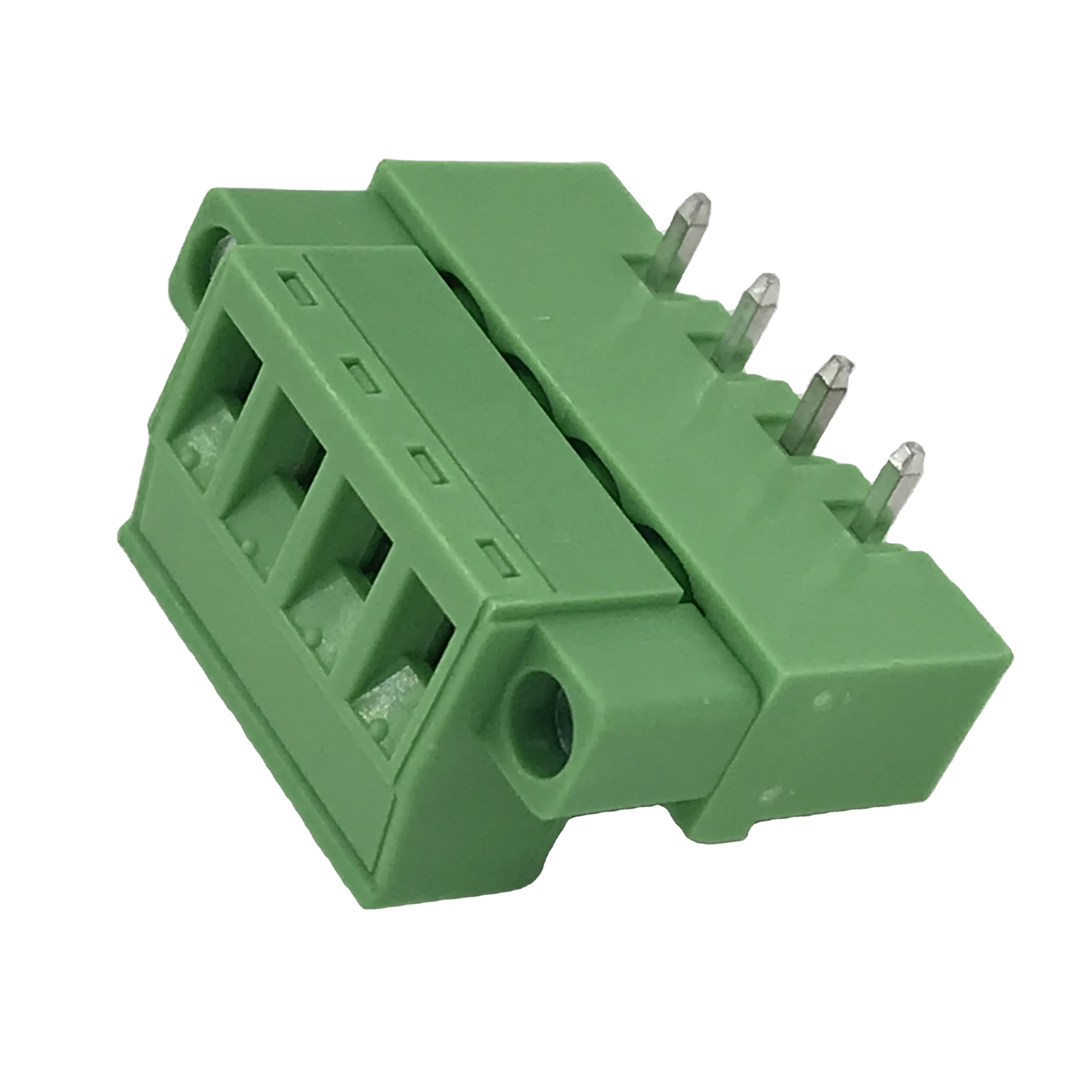 5.08mm pitch PCB plug in terminal block with fixed ears flange male and female XK2EDGKM XK2EDGRM