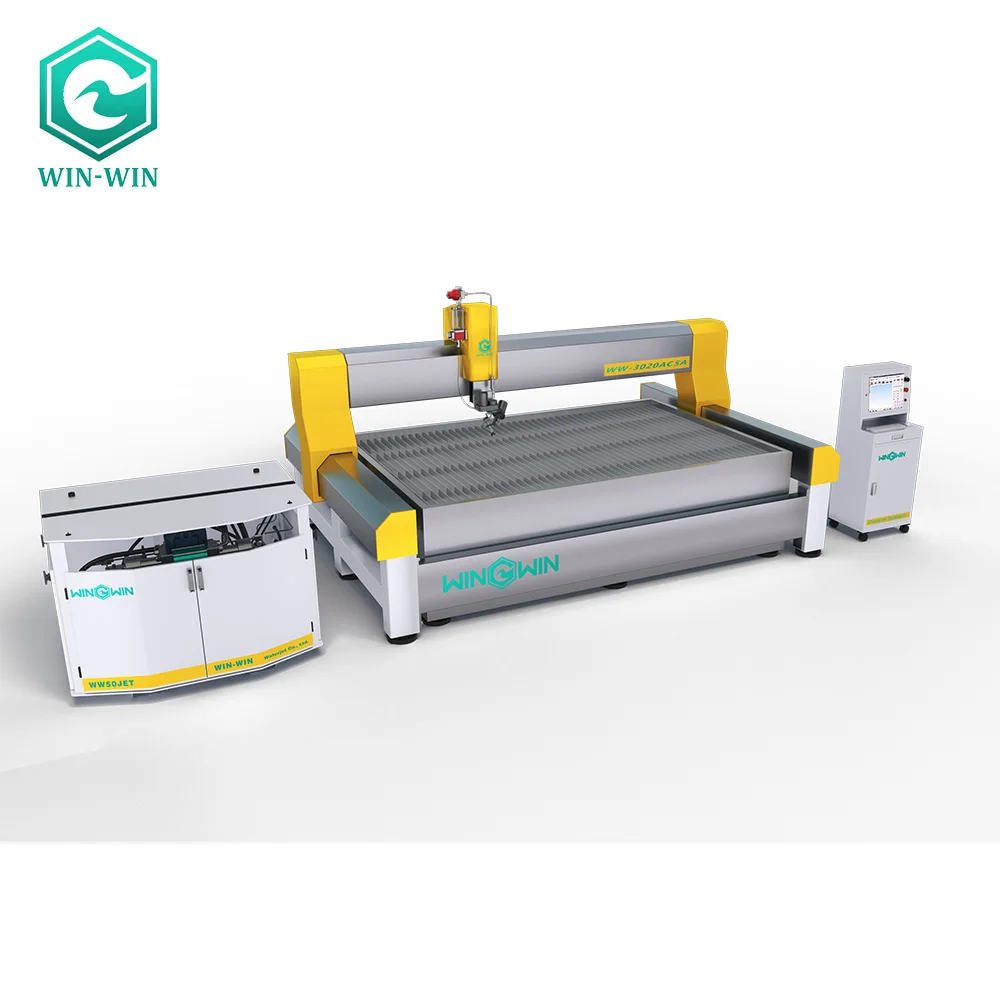 CNC китайская машина для водоструйной резки плитки