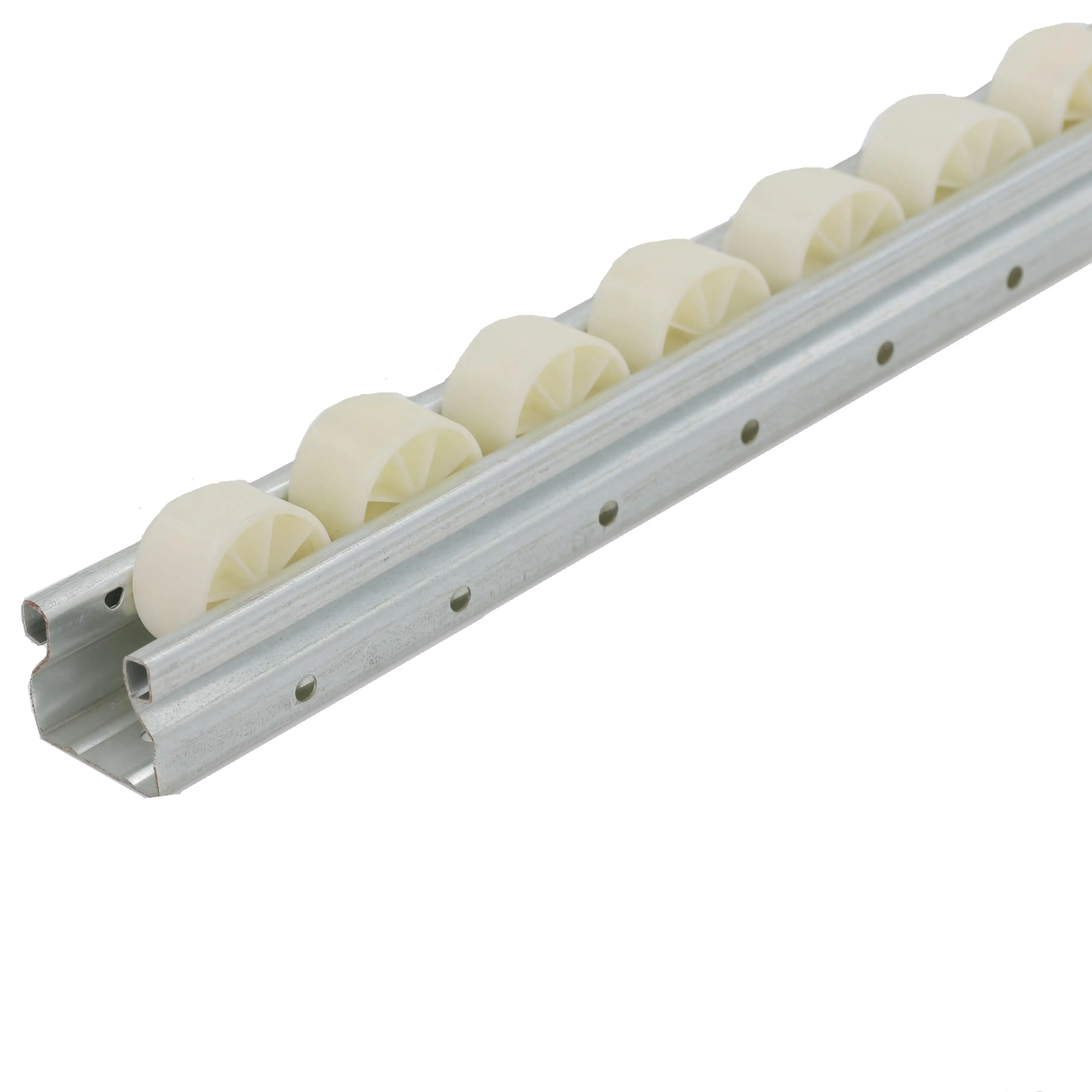 Aluminum sliding roller conveyor placon steel track for industrial