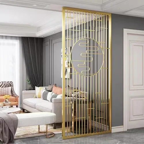 Custom stainless steel commercial room dividers partitions candle screen portable garden screens room dividers