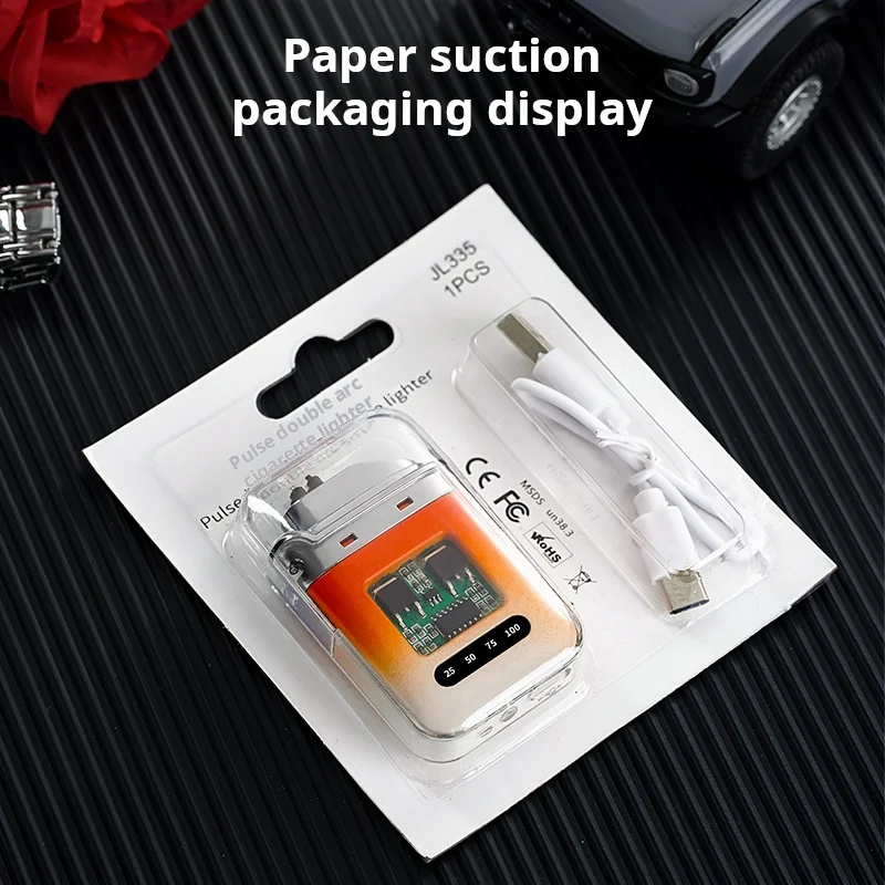 Factory Direct Mini USB Electric Lighter Rechargeable Plastic Pocket Cigarette Plasma Lighter with Logo Wholesale from China