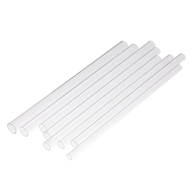 11x23 15x33 twin tube High temperature resistant heating transparent glass tube