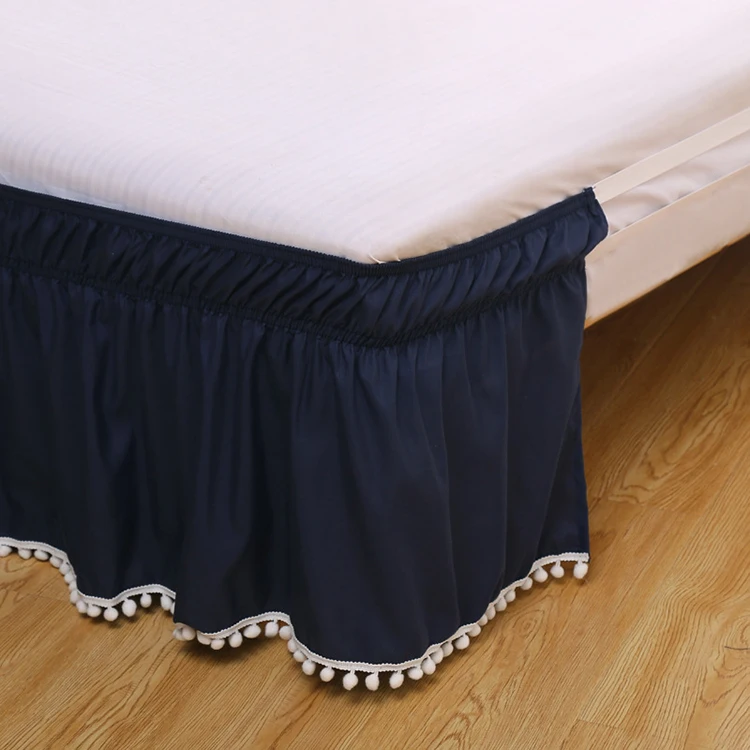 Cheap Hot Sale Soft Safety Customized Twin King Sheet Lace Bedding Skirt Set