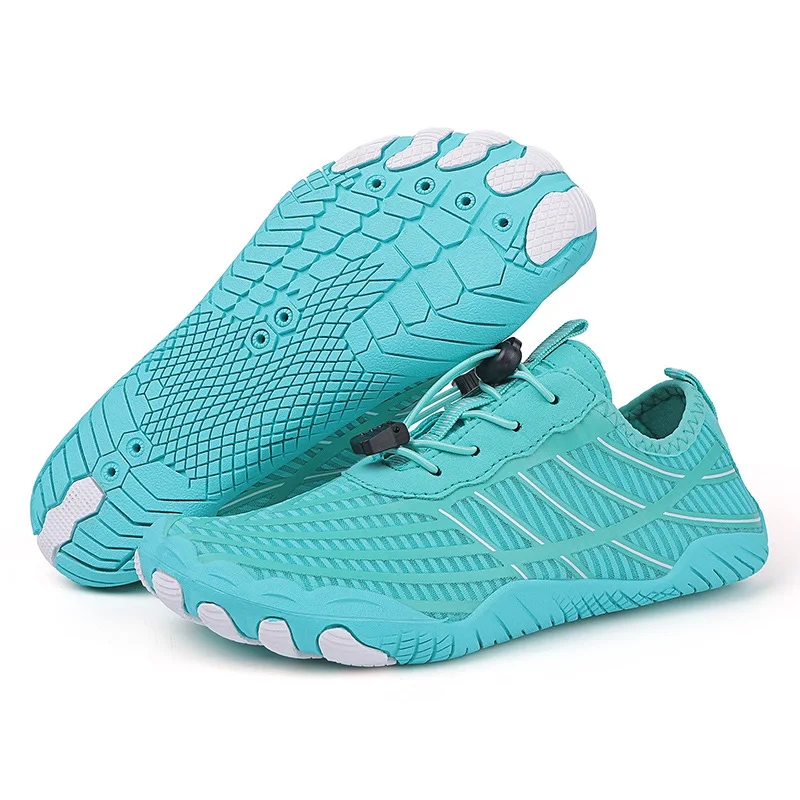 Non-Slip Outdoor Fitness Walking Barefoot Water Shoes Lightweight Quick-Drying Thicker Five Finger Aqua for Barefoot Water