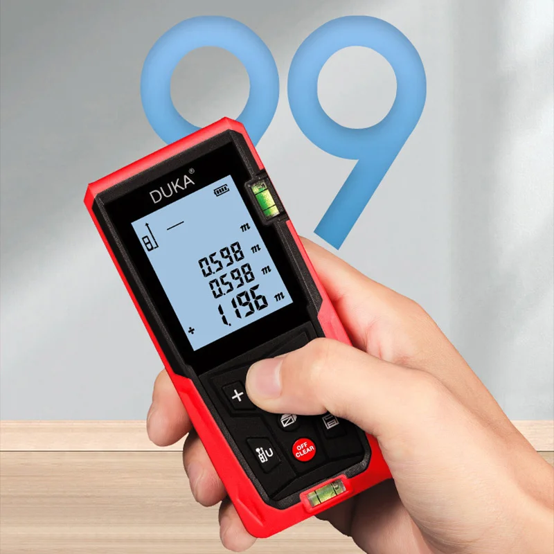 Laser Distance Meter 60m Rangefinder Trena Laser Tape Range Finder Build Measure Device Ruler Test Tool