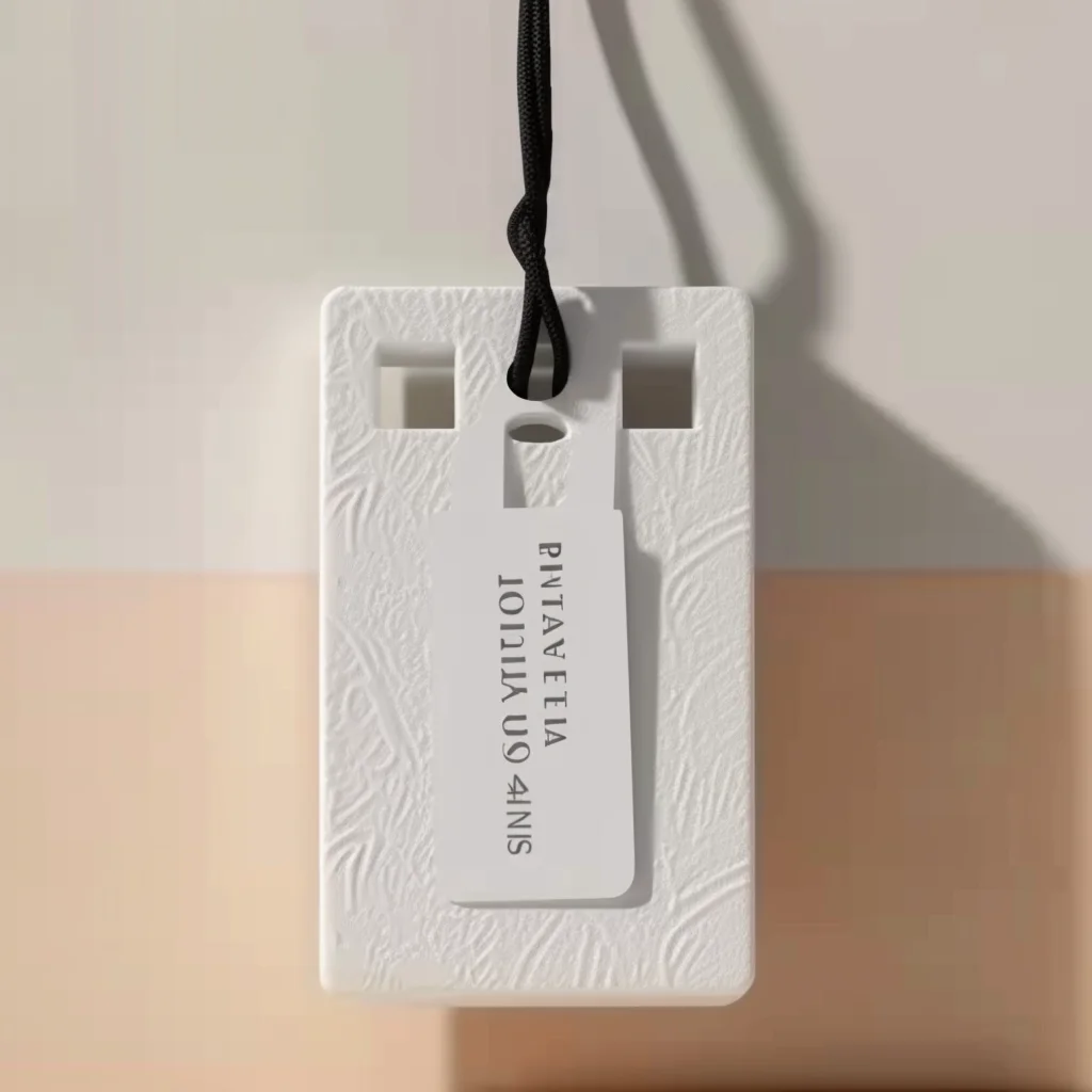 Hot Selling High Quality Factory Clothing Paper Hang Tags With Customized Logo Black Rectangle Square Swing Tags on Luxury