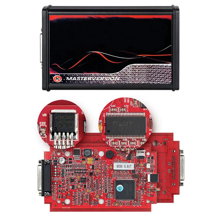 V2.80 EU Red Kess V5.017 V2 KTAG Online KESS Master Version OBD2 Tunning ECU Programmer Tools