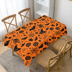 Sold for Halloween patterned tablecloths Christmas holiday sad woven air silk cotton tablecloths oil and waterproof