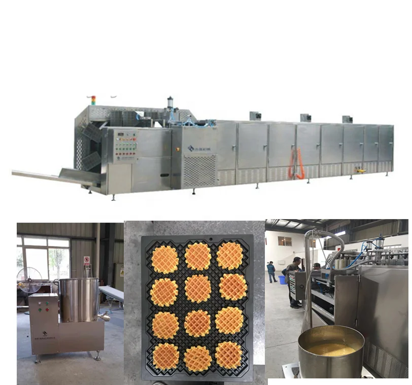 Europe standard automatic soft waffle production line