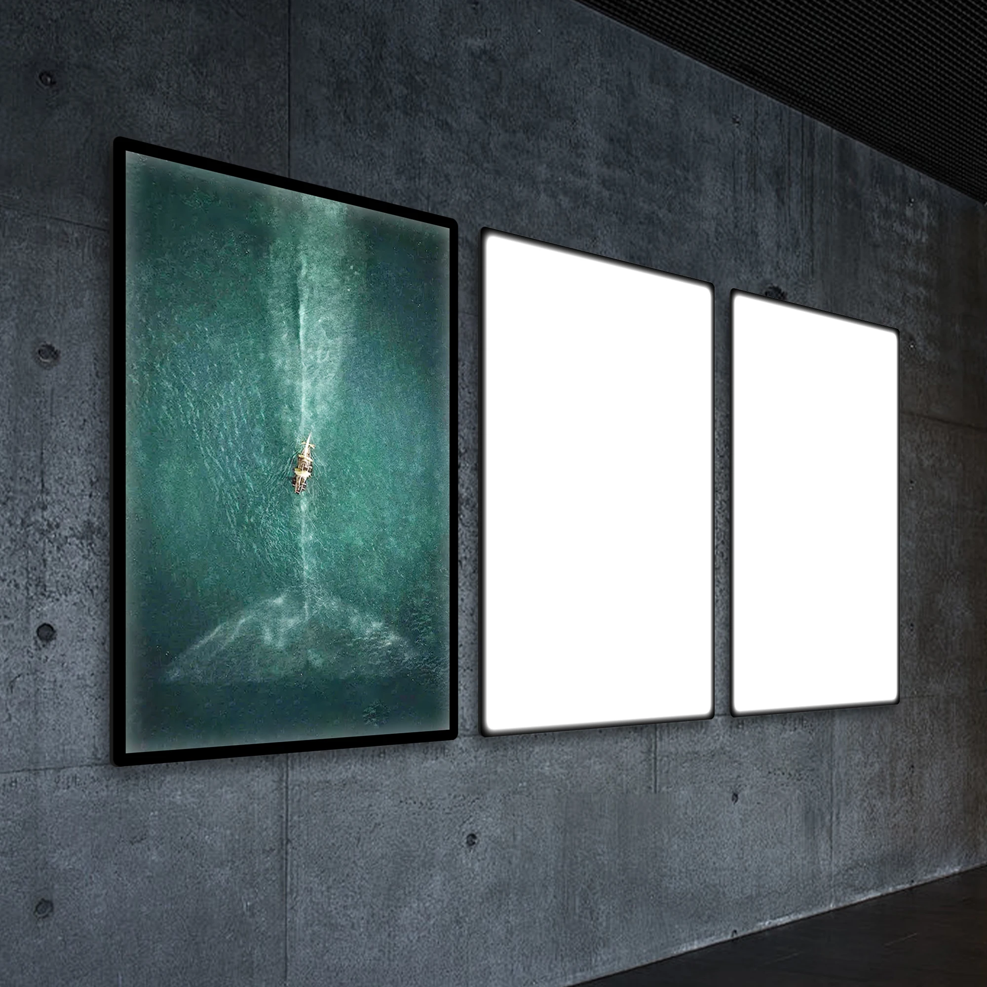 Led Menu Light Box Wall-mounted Slim Cinema Poster Light Box Free-Standing Advertising Light Box For Restaurant Decor