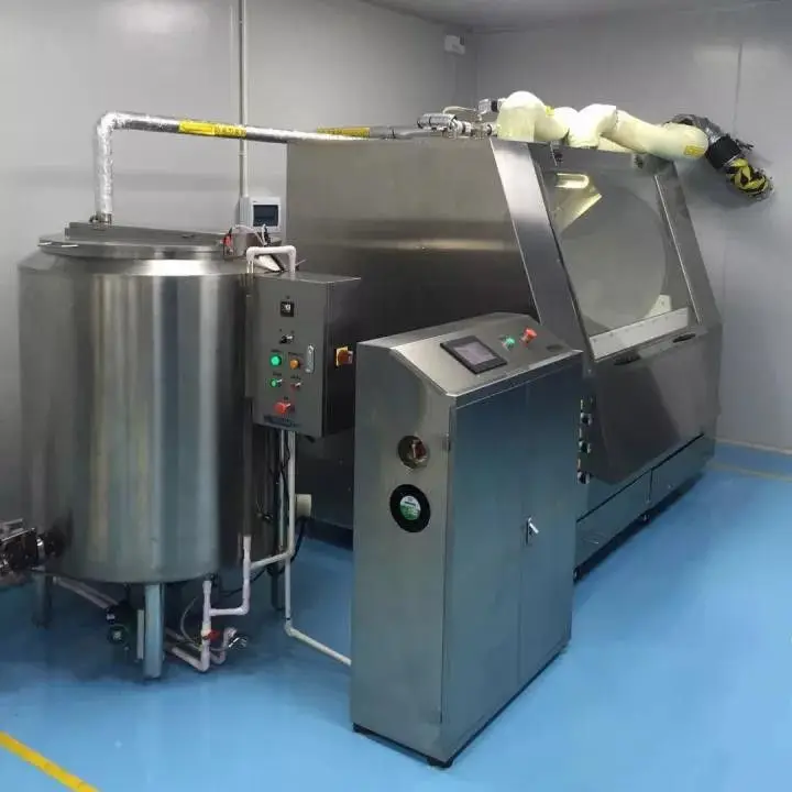 dry grape peanut almond Chocolate belt coater coating machine