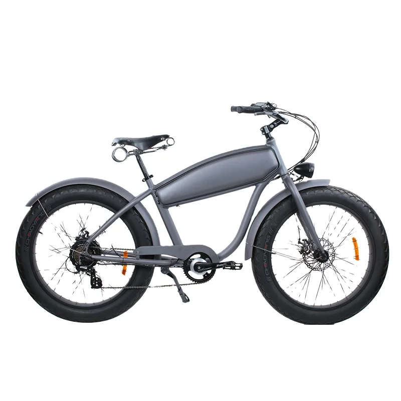 Most Attractive Aluminum Alloy Frame Fat Bike Beach Ebike 26 Inch Electric Cruiser Bike 48v Fatbike