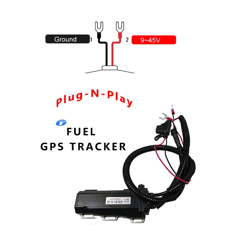 Best-Selling Real-Time GPS Tracker fuel monitoring device for For vehicles with support 2 tanks fuel sensor and robust design