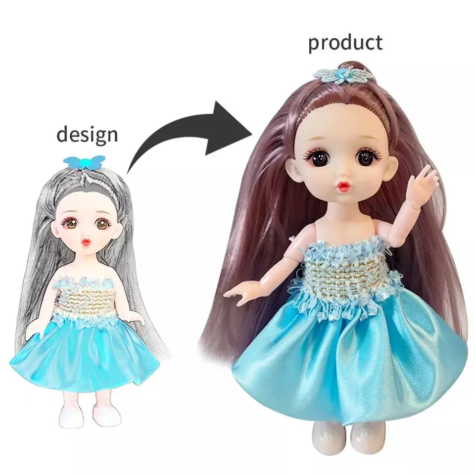 Wholesale Vinyl Dolls Custom PVC Toy 12/14/18 Inches Custom Doll