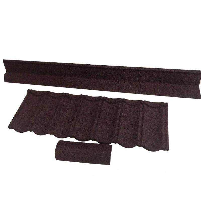 1350mm*420mm decorative exclusive metal roof tiles galvanized coated stone coated metal roofing