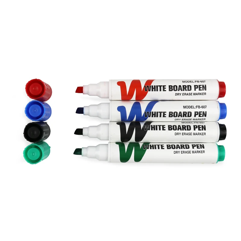 Hot sell 4 Colors Non-toxic Ink Art Markers Dry erase Whiteboard Marker Pens for School and Office