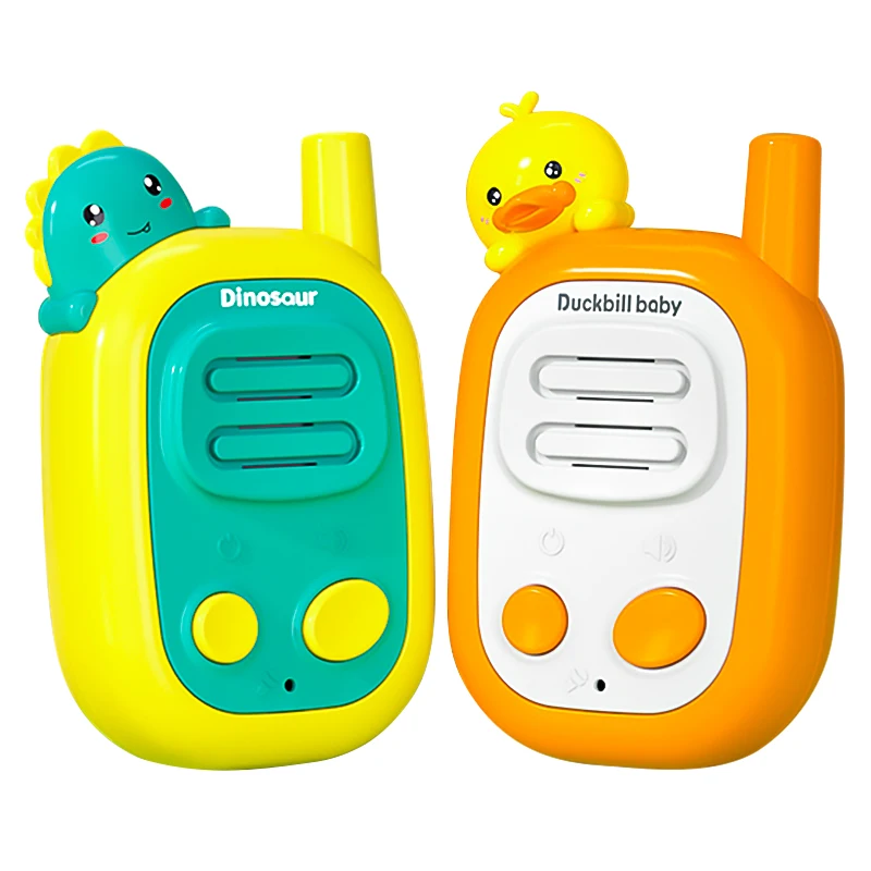 XST New Toys Walkie-talkie 3 Km Long Range Funny Toys Radio Mini Walkie Talkie For Kids Yellow Duck Dinosaur Kids Talkie Walkie