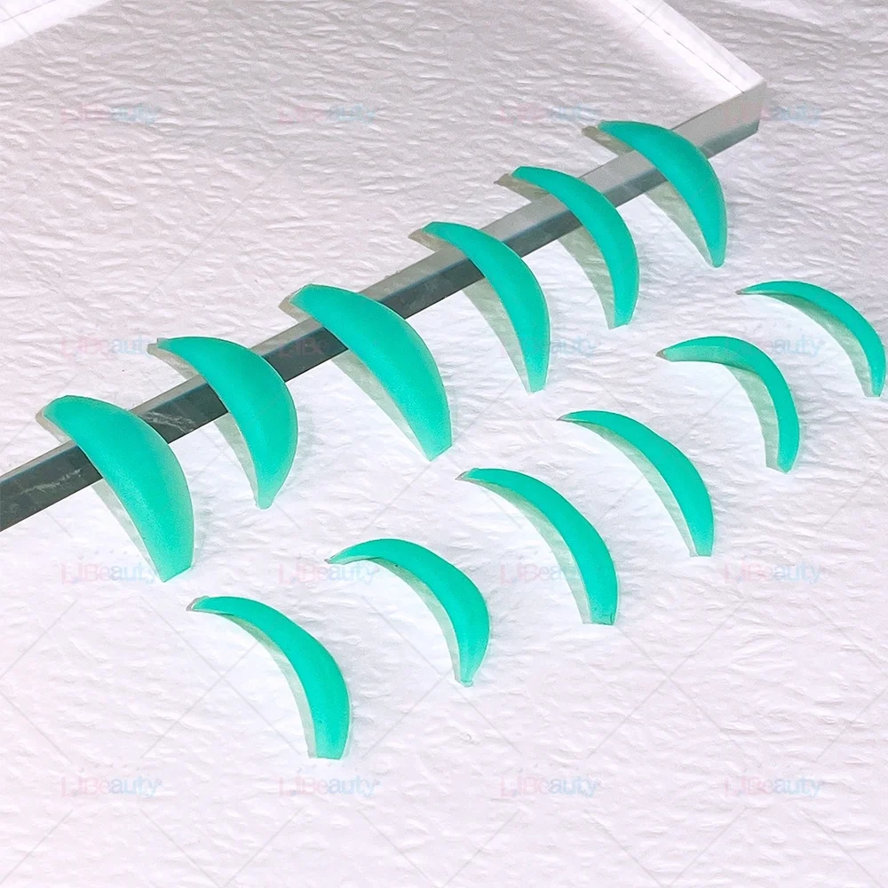 Flex Rod Lash Lift Shield Glueless Silicone Eyelash Lifting Pad Self Sticky 6 Size Eyelash Perm Rod for Upper and Lower Eyelid