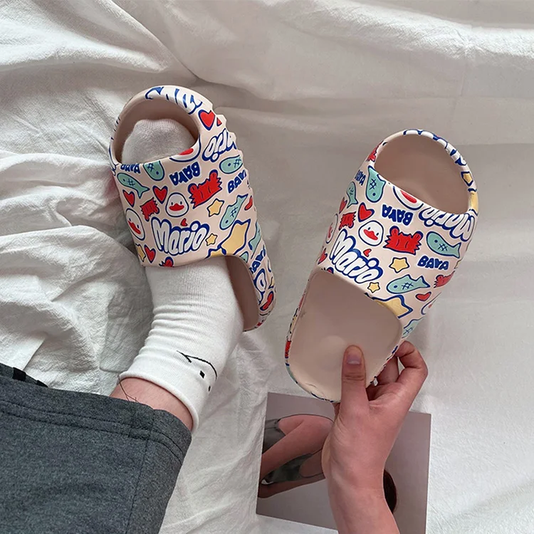 
1E0012D Summer footwear Yezzy Beach slide Slipper 