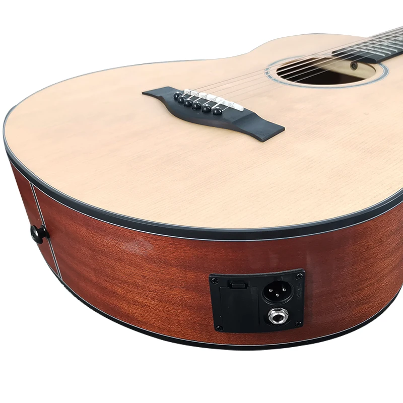 Aiersi factory handmade custom acoustic electric guitar