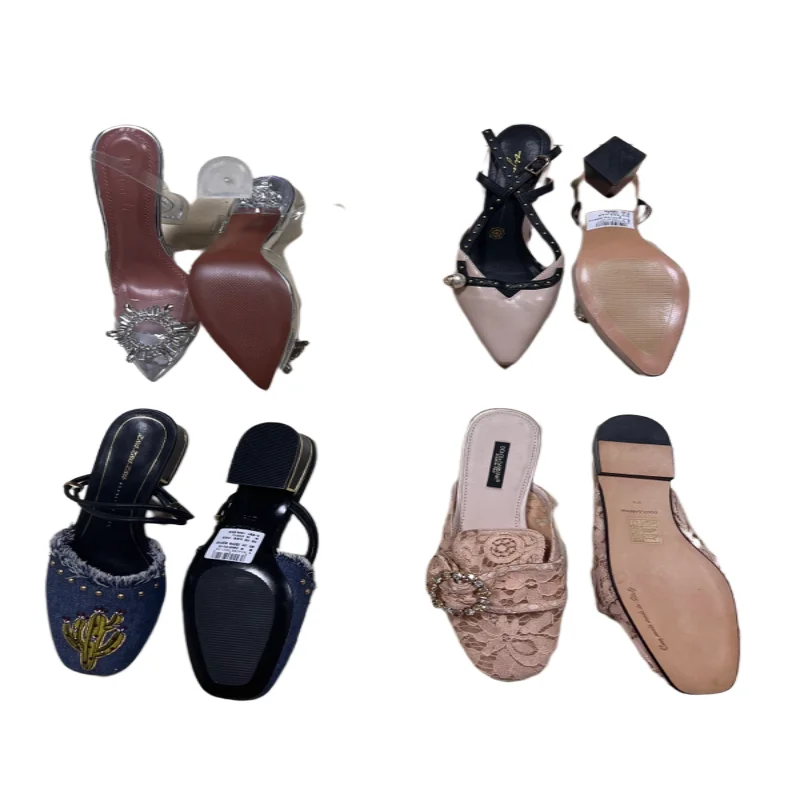 S15 factory cheap price summer Fashion Second hand shoes women High heel used shoes high quality 90%clean