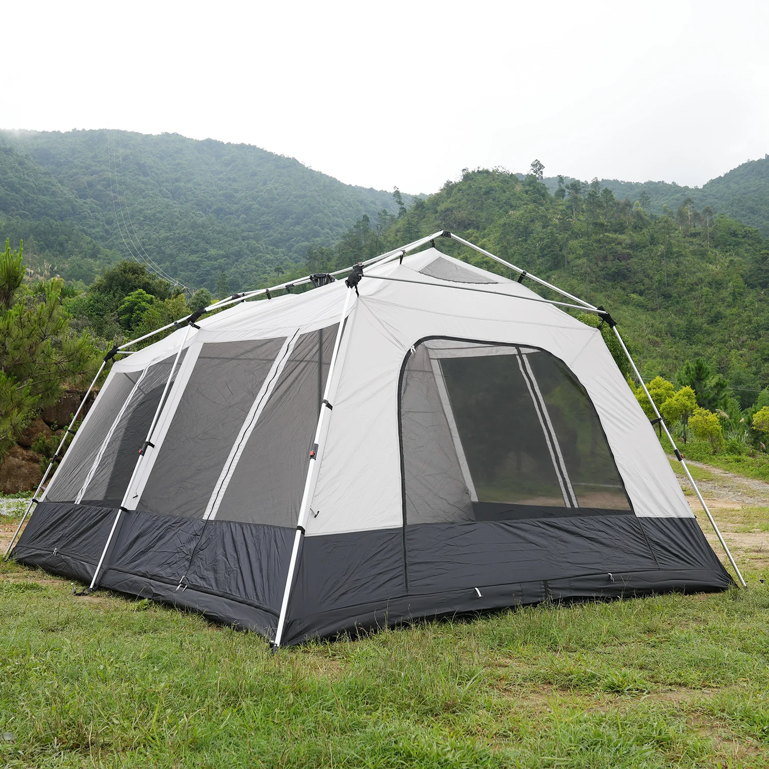 8-10 person Big Camping Tent Waterproof 2 Bedrooms big size travel tent Outdoor camping tent for family