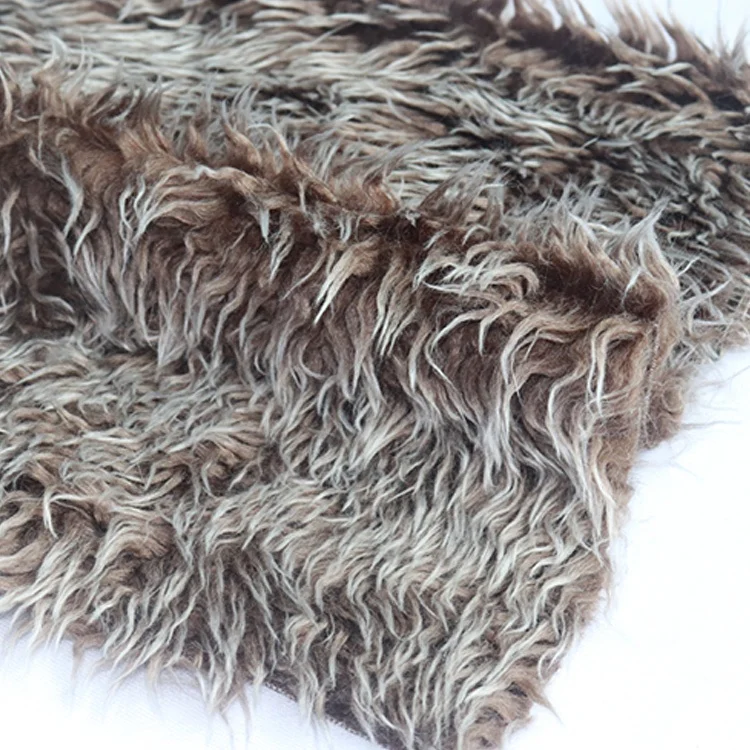 Оптовая продажа, высокое качество, роскошная Роскошная ткань из искусственного меха с длинным ворсом