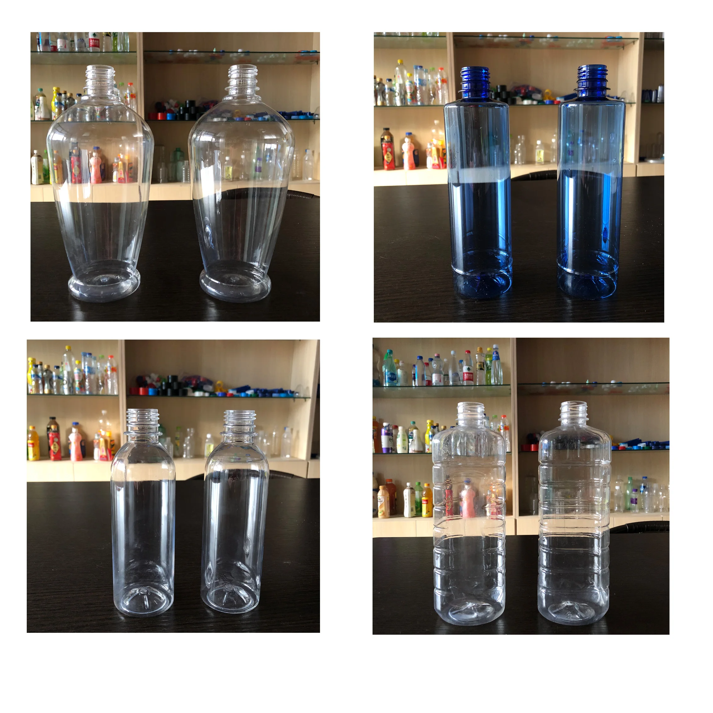 semi auto 4 cavity best price juice bottle blow molding machine