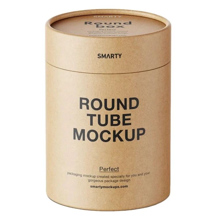 Biodegradable recycled collagen powder jar bottle paper packaging container airtight food supplement protein powder paper tubes