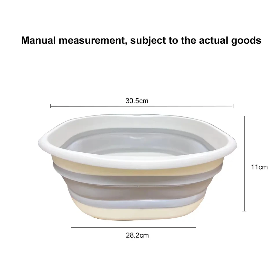 Home Kitchen Large Collapsible Foldable Pop Up Plastic Basket Folding Storage Laundry Basket