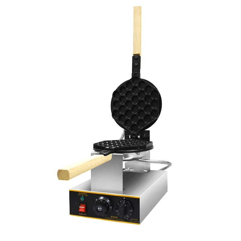 Home Use Automatic Double Flat Mini Electric Hong Kong Egg Egg bubble Egg Cup Shaped Egglette Waffle Cast Maker Machine