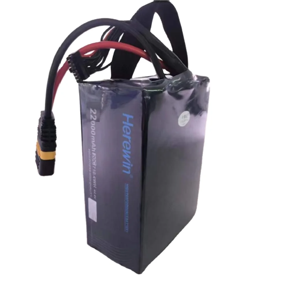 soft pack lipo battery 22000mah  12S  44.4V  976.8Wh  agricultural sprayer Drone UAV