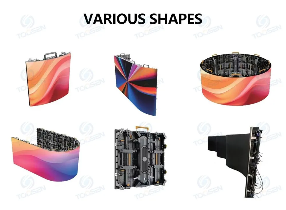 Full Color P1 P2 P2.9 P3.9 LED Screen Module Rental Live Show For Stage Background LED Display Video Wall  For Events And Stage