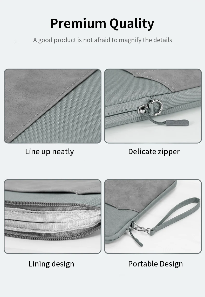 Lightweight Sleeve Laptop Bags PU Leather Pouches For Huawei 7.9 8.4inch 9.7 11inch Universal Tablet Case For iPad Air Pro Mini
