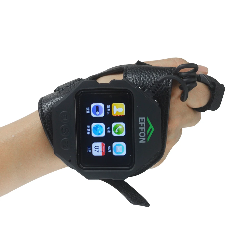 Android 10.0 Wrist Wearable Watch Battery Removable PDA Barcode Scanner Terminal PDA EW02